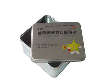 中国 0.23mm の食品等級の錫の箱/金属の容器、薬剤包装箱 サプライヤー