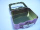 不規則な幾何学の金属の錫のお弁当箱、ピンクのブリキ板の容器 サプライヤー